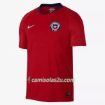 Camisolas de Futebol Chile Equipamento Principal 2018 Manga Curta